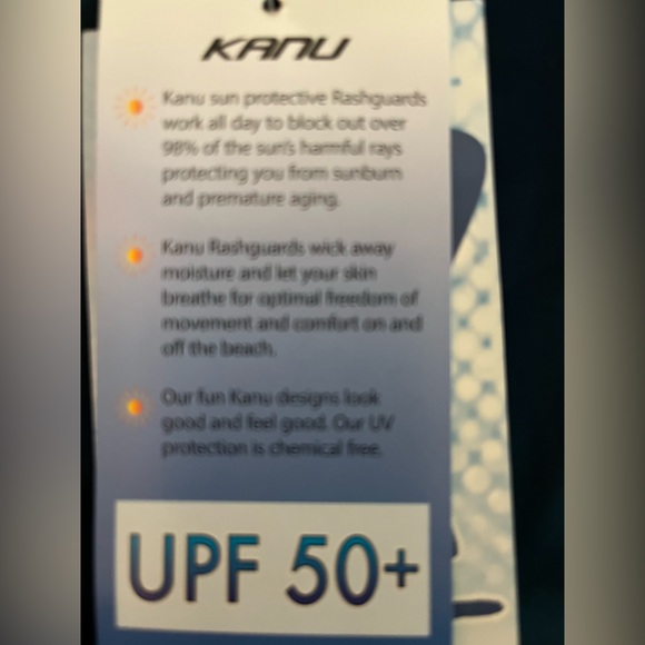 Kanu Surf Womens Keri Long-Sleeve Upf 50 Rashguard Size Medium NWT - Picture 5 of 6